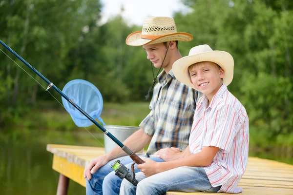 Zomer vissen — Stockfoto