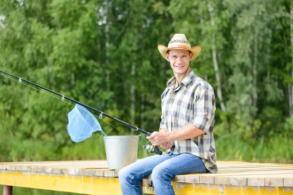 Sommerfischerei — Stockfoto