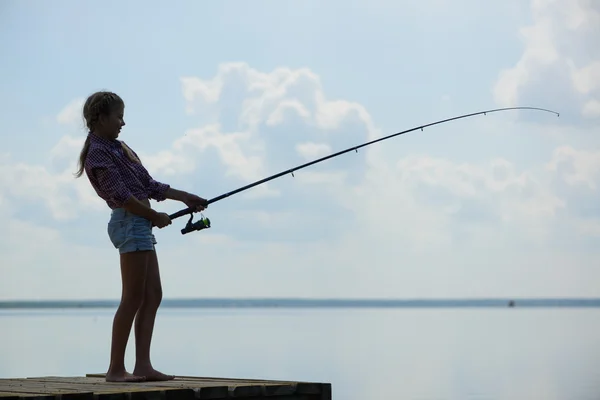 Summer fishing — Stock Photo, Image