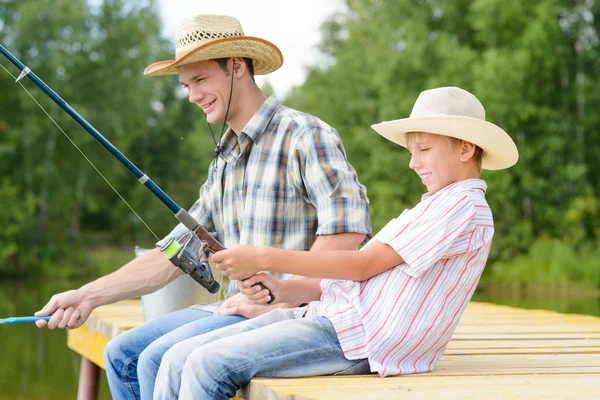 Zomer vissen — Stockfoto