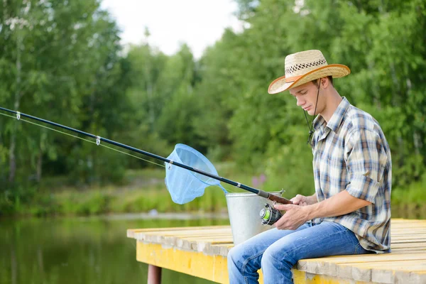 Sommar fiske — Stockfoto