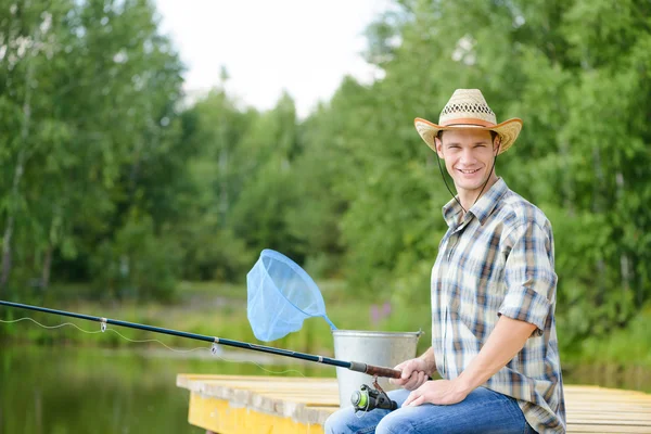 Sommerfischerei — Stockfoto