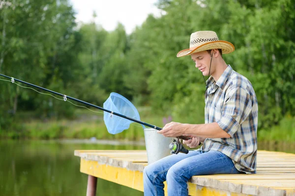 Sommar fiske — Stockfoto