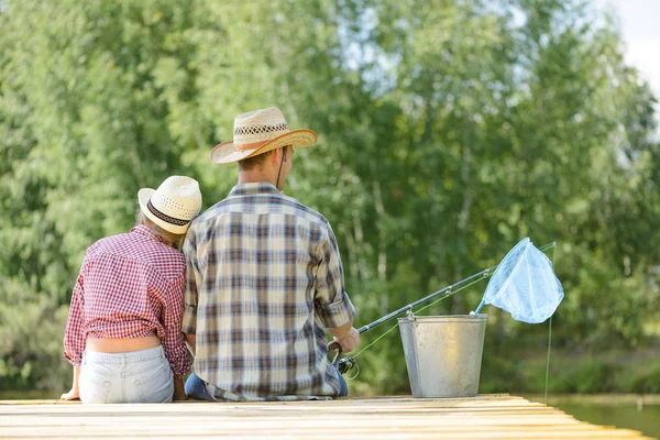 Sommerfischerei — Stockfoto