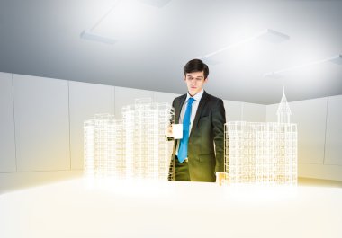 Adam mimar ve dijital modeli