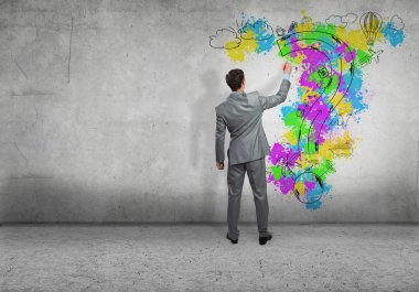 işadamı çizim çizimler