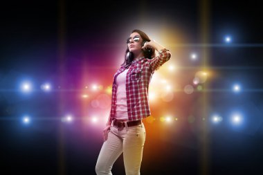 Müzik aşığı kız