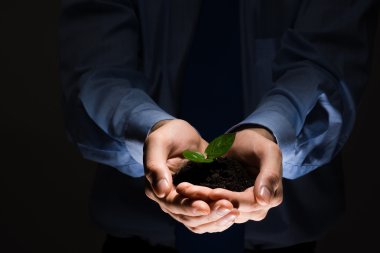 Holding işadamı eller Filiz