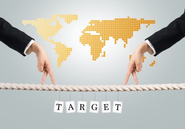 İşadamları ortaklık kavramı eller