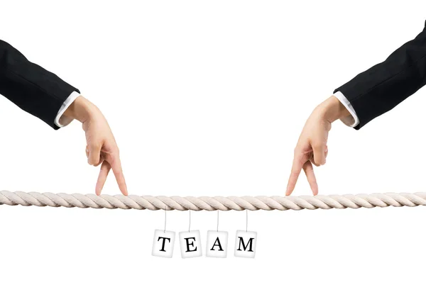 Businessmen hands  Partnership concept — Stock Photo, Image