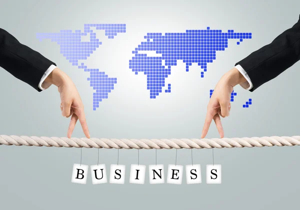 Businessmen hands  Partnership concept — Stock Photo, Image