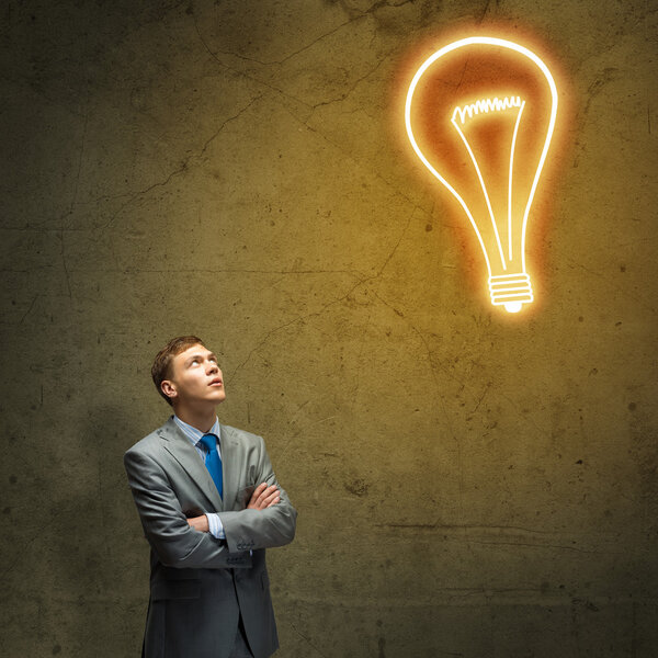 Businessman Idea concept