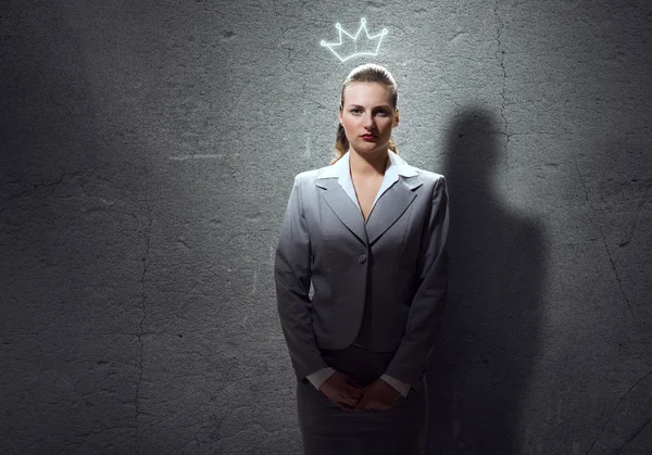 Joven mujer de negocios ambiciosa — Foto de Stock