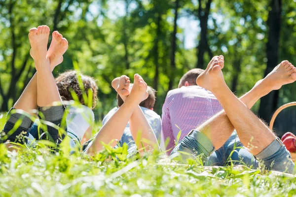 Fin de semana de verano en parque — Foto de Stock