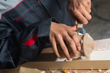 Kesici ile işe marangoz