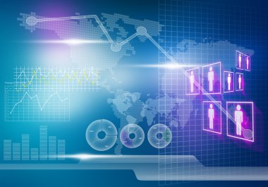 Yenilikçi teknoloji arka planı