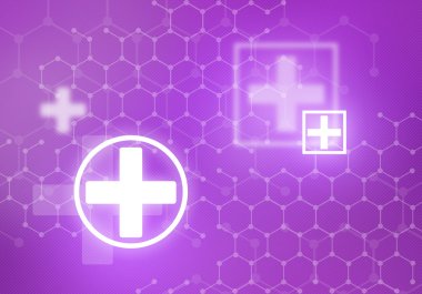 Dijital arka plan Modern tıp