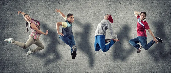 Hip hop dancers — Stock Photo, Image