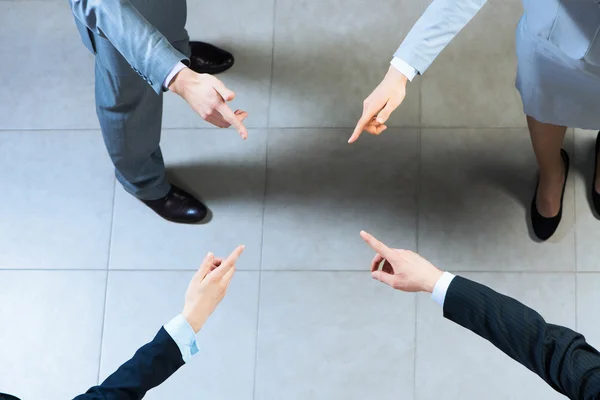 Hands of businesspeople together — Stock Photo, Image