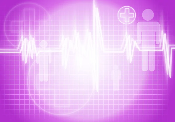 Digital background Heart care — Stock Photo, Image