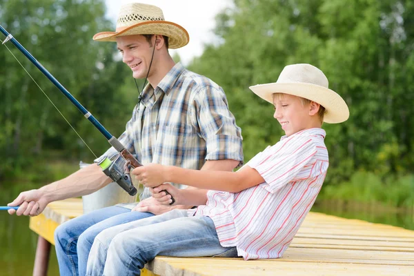 Summer angling — Stock Photo, Image