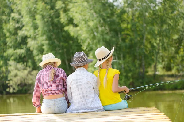 Sommerfischerei — Stockfoto