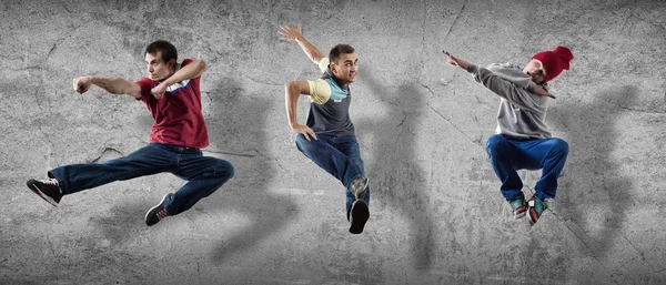 Hip hop dansçıları — Stok fotoğraf