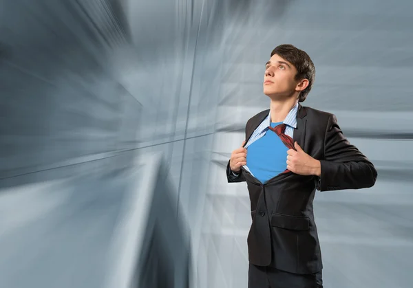 Businessman super hero — Stock Photo, Image