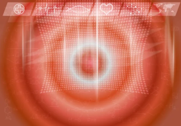 Digitale achtergrond hart zorg — Stockfoto