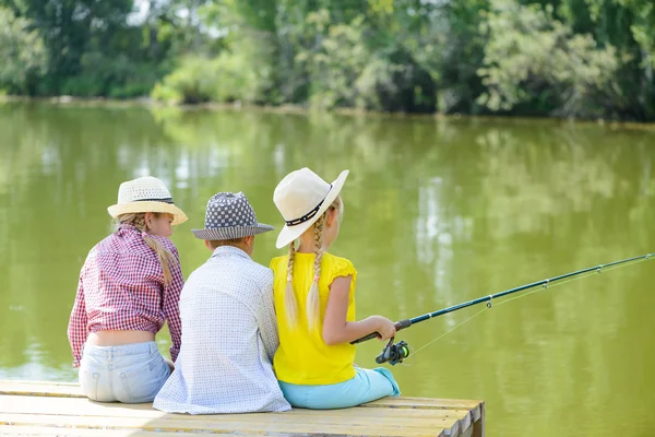 Sommerfischerei — Stockfoto