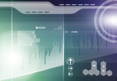 Yenilikçi teknolojiler dijital arka plan