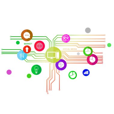 Kullanıcı arabirimi renkli uygulama simgeleri