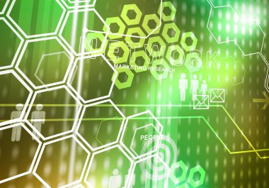 Yenilikçi teknolojiler dijital arka plan