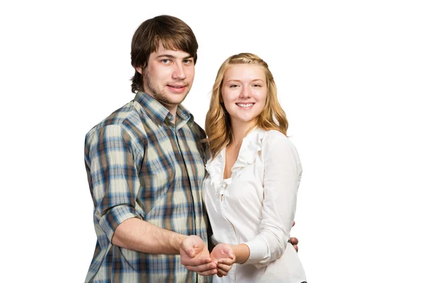 Young happy couple — Stock Photo, Image