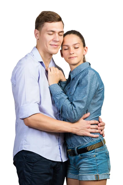 Pareja feliz joven — Foto de Stock