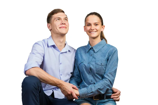 Jovem casal feliz — Fotografia de Stock