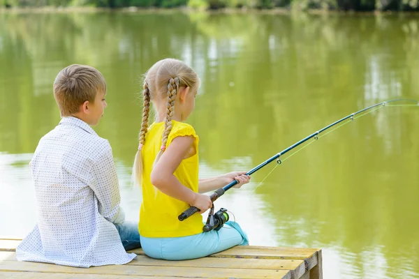 Summer fishing — Stock Photo, Image