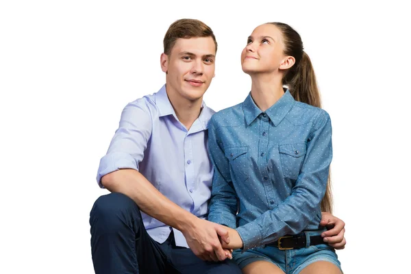 Jovem casal feliz — Fotografia de Stock