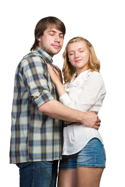 Pareja feliz joven — Foto de Stock