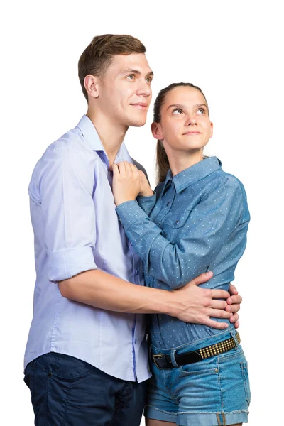 Pareja feliz joven — Foto de Stock