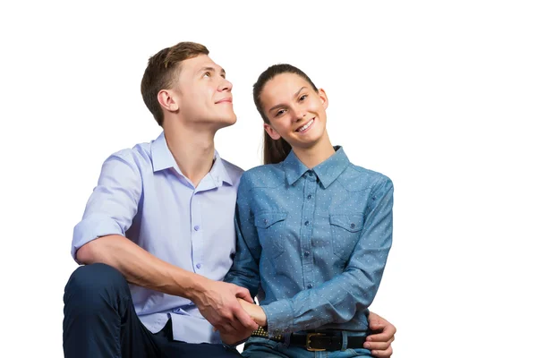 Jovem casal feliz — Fotografia de Stock