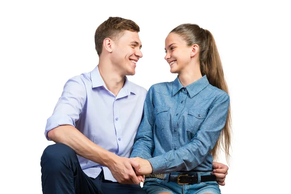 Young happy couple — Stock Photo, Image