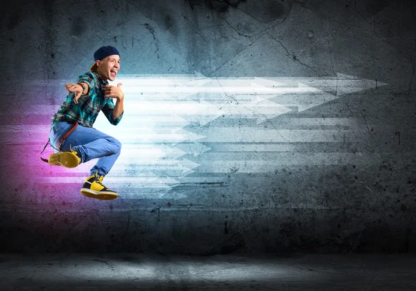 Man dancing hip-hop — Stock Photo, Image