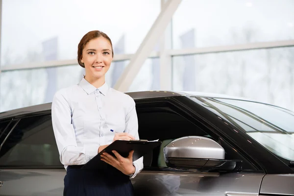 Young woman Sales consultant — Stock Photo, Image