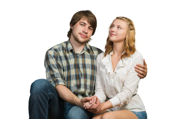 Jovem casal feliz — Fotografia de Stock