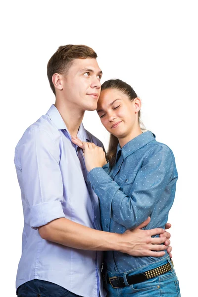 Pareja feliz joven — Foto de Stock