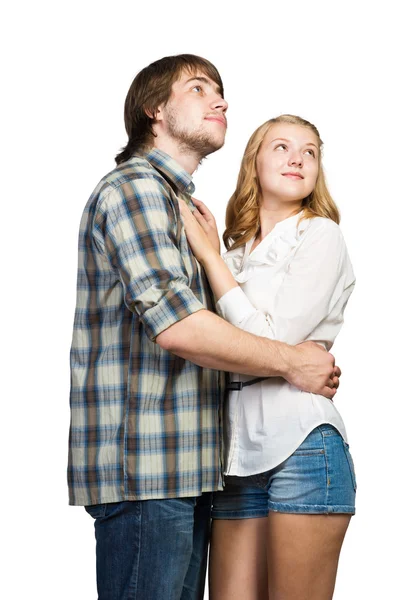 Pareja feliz joven — Foto de Stock