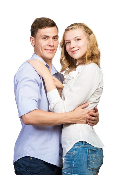 Pareja feliz joven — Foto de Stock