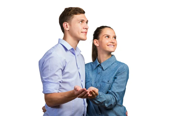 Jovem casal feliz — Fotografia de Stock