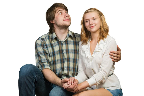 Young happy couple Royalty Free Stock Photos